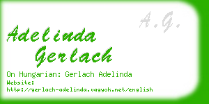 adelinda gerlach business card